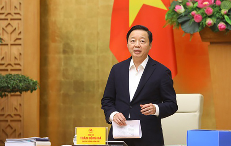 Phó Thủ tướng Chính phủ Trần Hồng Hà chủ trì phiên họp. Ảnh: VPCP