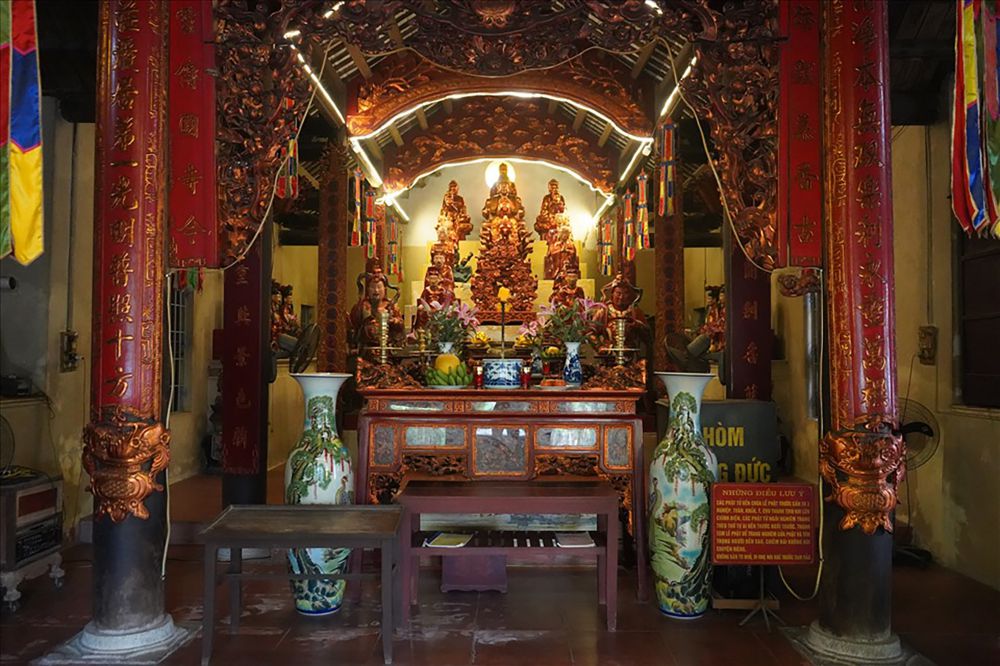 Nét cổ kính chùa Trà Phương. Ảnh: Mai Dung