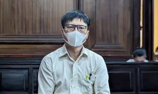 Bị cáo Nguyễn Văn Tùng bị tuyên án 78 tháng tù trong vụ cháy chung cư Carina. Ảnh: Anh Tú