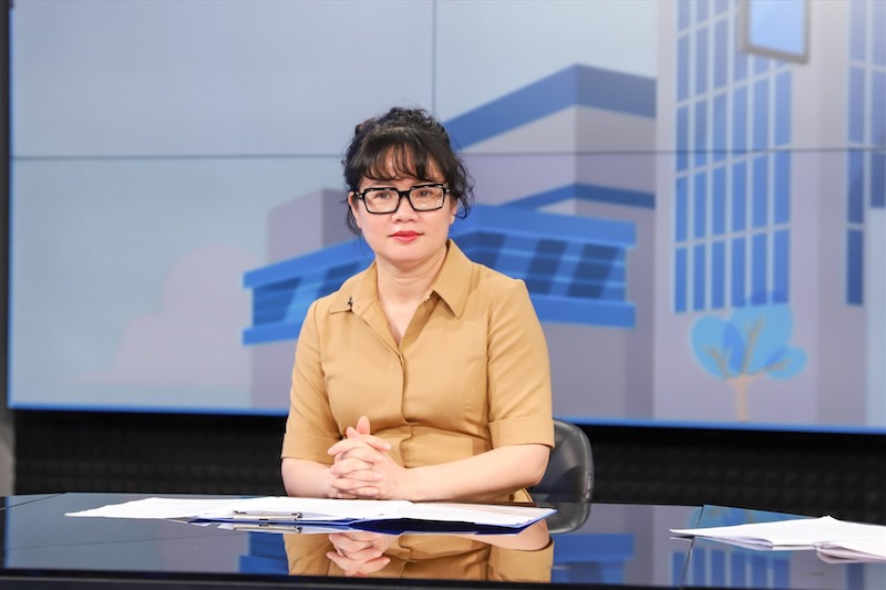 Bà Dương Thị Minh Châu - Trưởng phòng Truyền thông BHXH TP Hà Nội. Ảnh: Minh Ánh