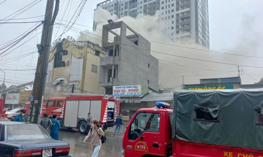 Hiện trường vụ cháy quán karaoke ngày 6.9.2022 khiến 32 người chết. Ảnh: Đình Trọng