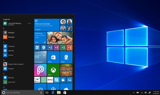 Hệ điều hành Windows 10 đang được sử dụng cho hàng trăm triệu máy tính trên khắp thế giới. Ảnh: Chụp màn hình