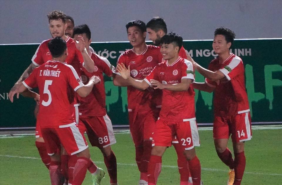 Thể Công Viettel từng có 2 chiến thắng liên tiếp trước Bình Định tại sân Quy Nhơn ở V.League 2021 và 2022. Ảnh: Nguyễn Đăng