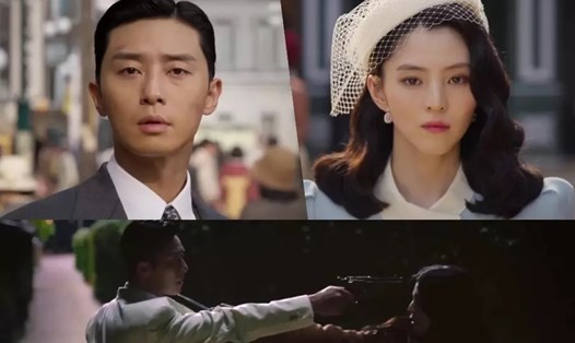 Park Seo Joon và Han So Hee đóng phim lấy bối cảnh lịch sử. Ảnh: Chụp màn hình
