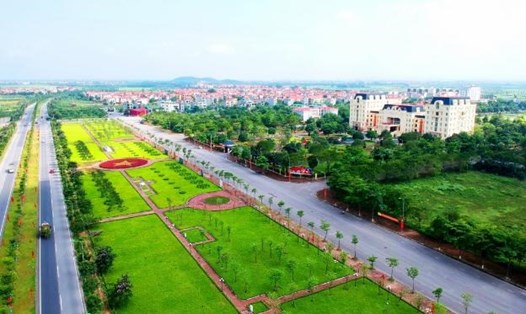 Huyện Sóc Sơn, Mê Linh (Hà Nội) đang đồng loạt lên kế hoạch tổ chức các phiên đấu giá đất tháng cuối năm 2023. Ảnh: UBND huyện Mê Linh 