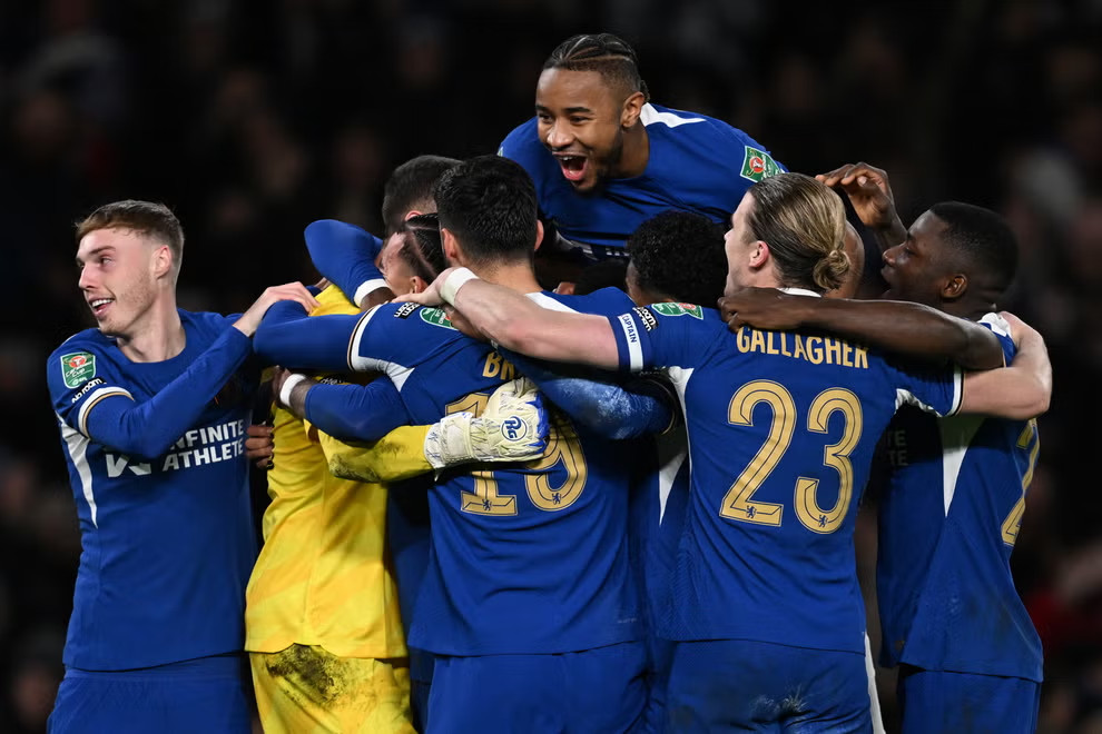 Chelsea có chiến thắng kịch tính trước Newcastle tại Carabao Cup hồi giữa tuần.   Ảnh: AFP 