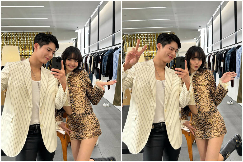 Park Bo Gum và Lisa Blackpink được khen đẹp đôi. Ảnh: Instagram
