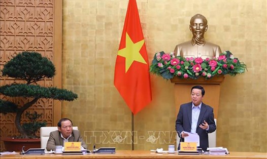 Phó Thủ tướng Chính phủ Trần Hồng Hà chủ trì phiên họp. Ảnh: TTXVN