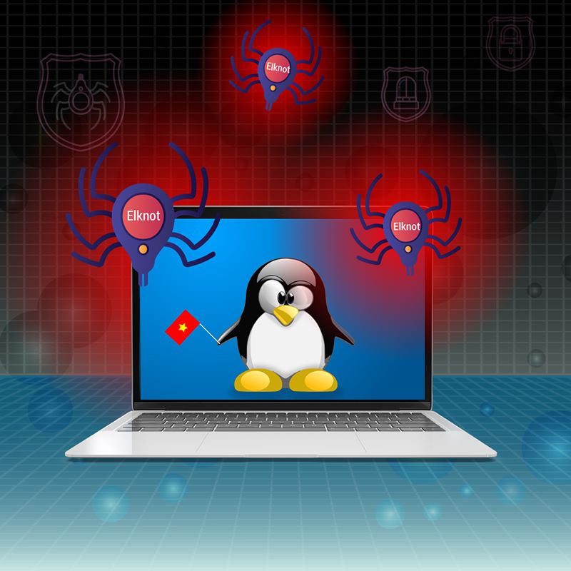 Xuất hiện nhiều biến thể virus Elknot nhắm tới máy chủ Linux Việt Nam