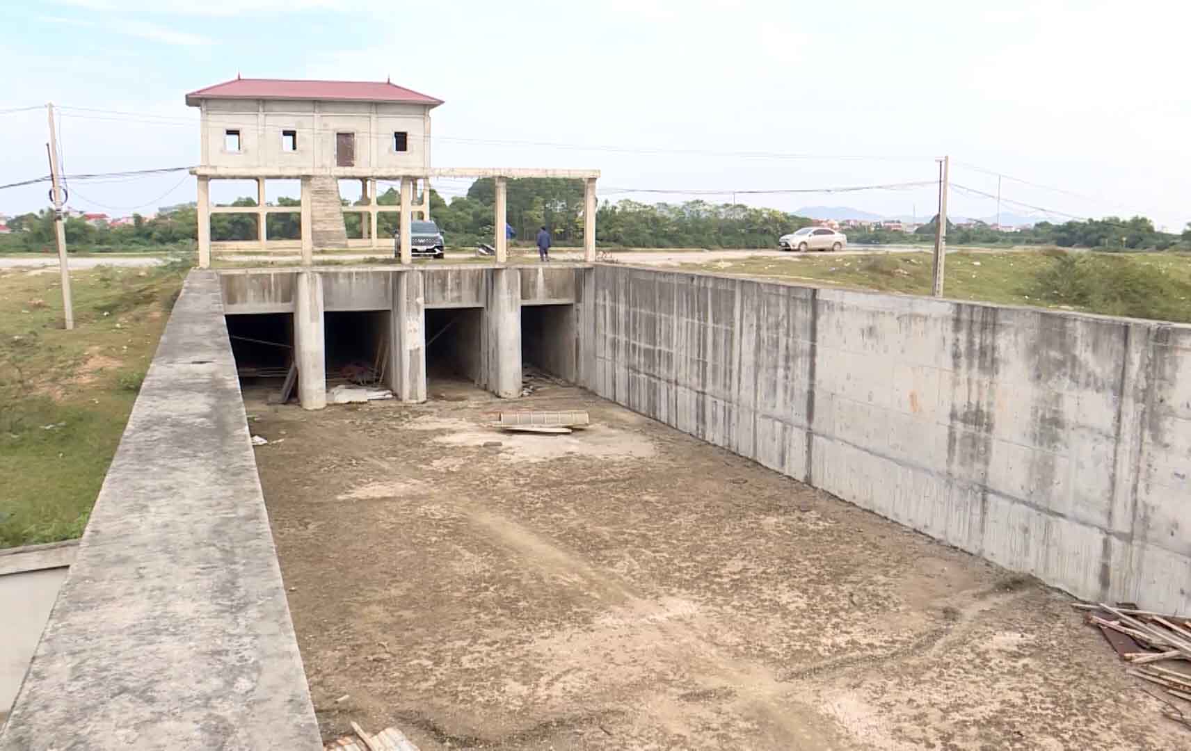 Dự án trạm bơm Hữu Chấp (phường Hoà Long, TP Bắc Ninh) có diện tích quy hoạch 2 ha, được triển khai xây dựng từ tháng 2.2019.  