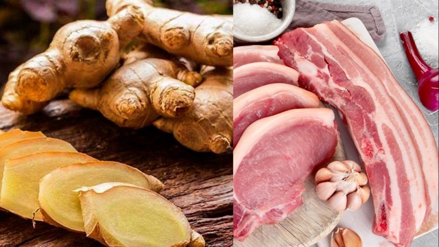 Gừng giúp làm ấm cơ thể, giảm triệu chứng cảm cúm. Ảnh ghép: Nguyễn Ly 
