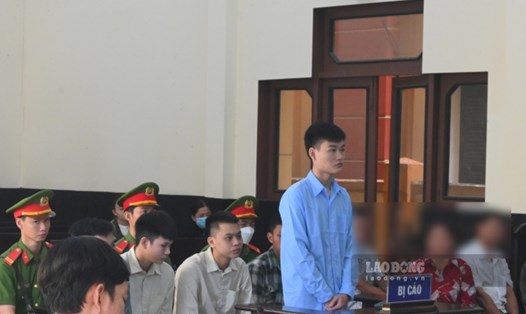 Toà án nhân dân tỉnh Tiền Giang xét xử các bị cáo. Ảnh: Thành Nhân