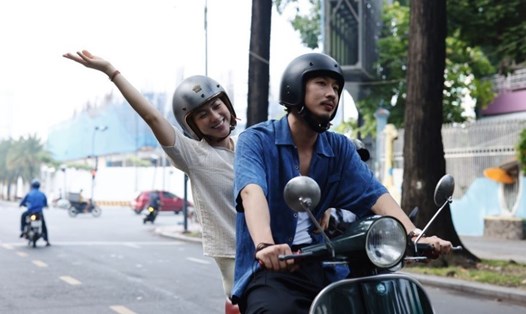 Phương Anh Đào, Tuấn Trần đóng phim Tết 2024 “Mai”. Ảnh: CGV