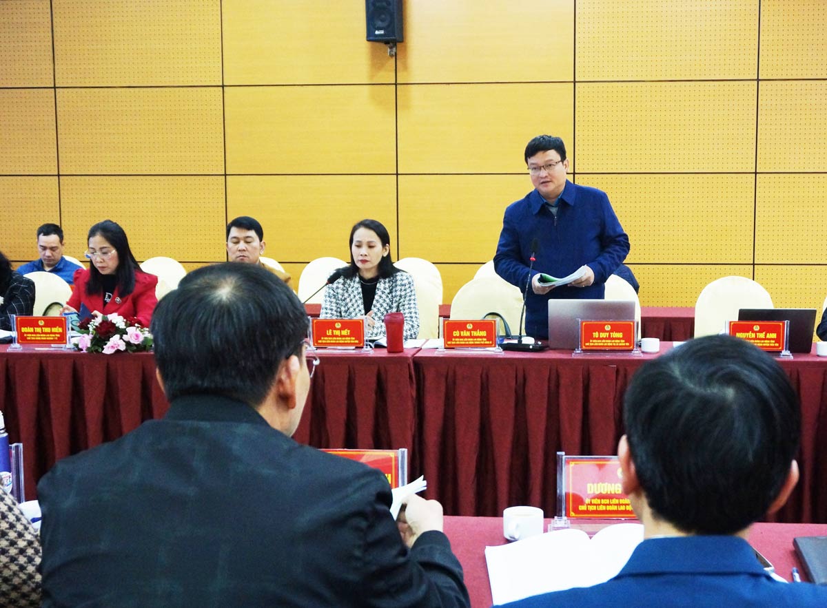 Các đại biểu tham gia ý kiến đóng góp tại hội nghị. Ảnh: Đoàn Hưng