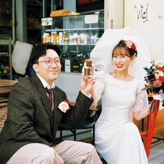 Hari Won và Trấn Thành gắn bó sau 7 năm kết hôn. Ảnh: Facebook nhân vật