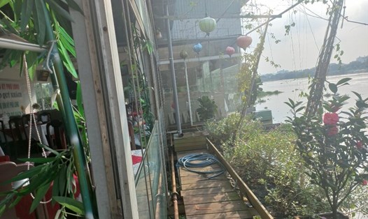 Nhà hàng Dín Ký Phú Long buộc cưỡng chế, tháo dỡ sau phản ánh Báo Lao Động. Ảnh: Nhóm PV