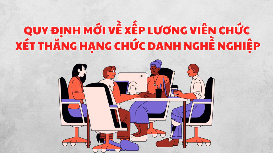 Quy định mới về xếp lương viên chức xét thăng hạng chức danh nghề nghiệp