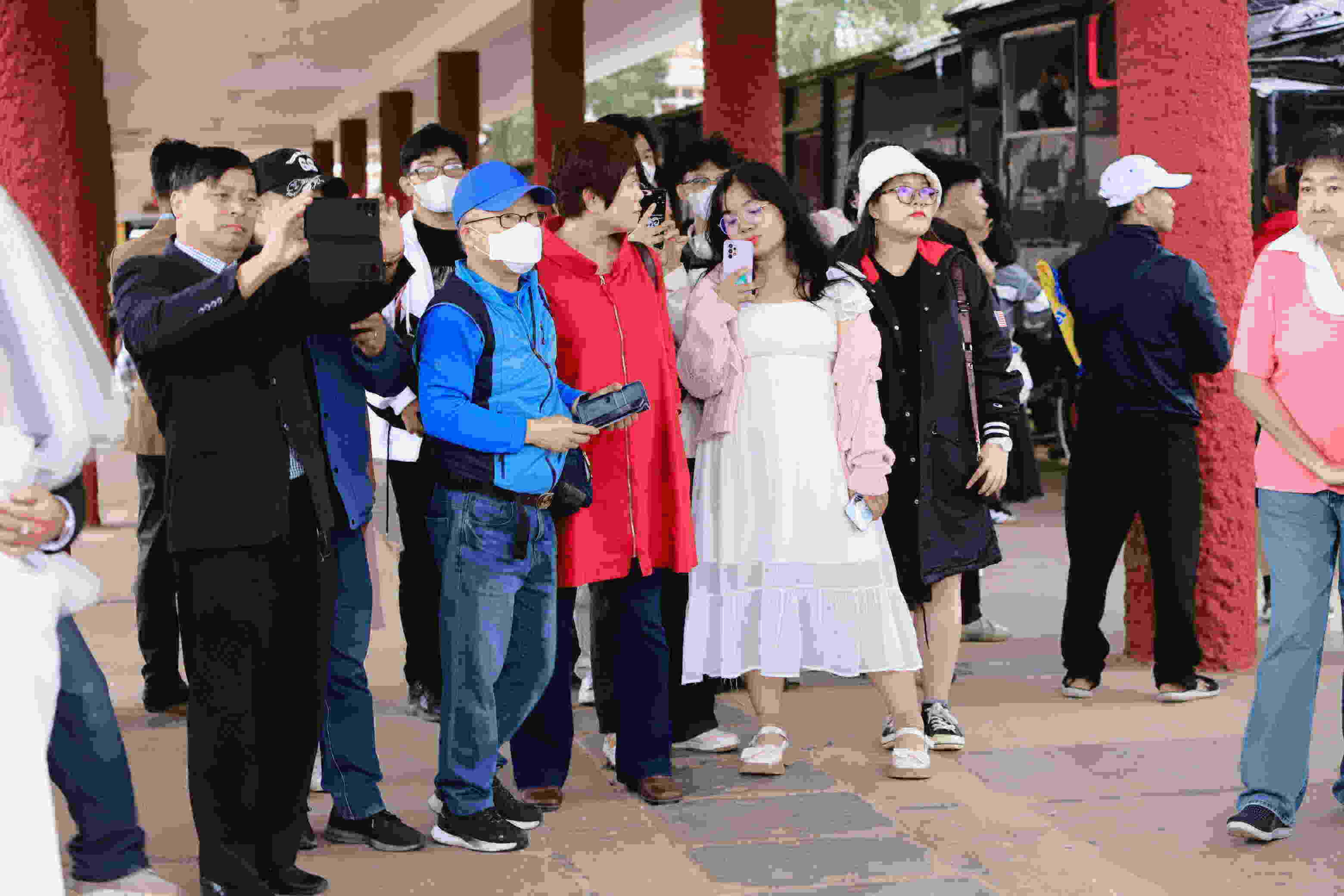 Thời gian qua, lượng du khách Hàn Quốc đến Lâm Đồng tăng mạnh. Ảnh: Mai Hương