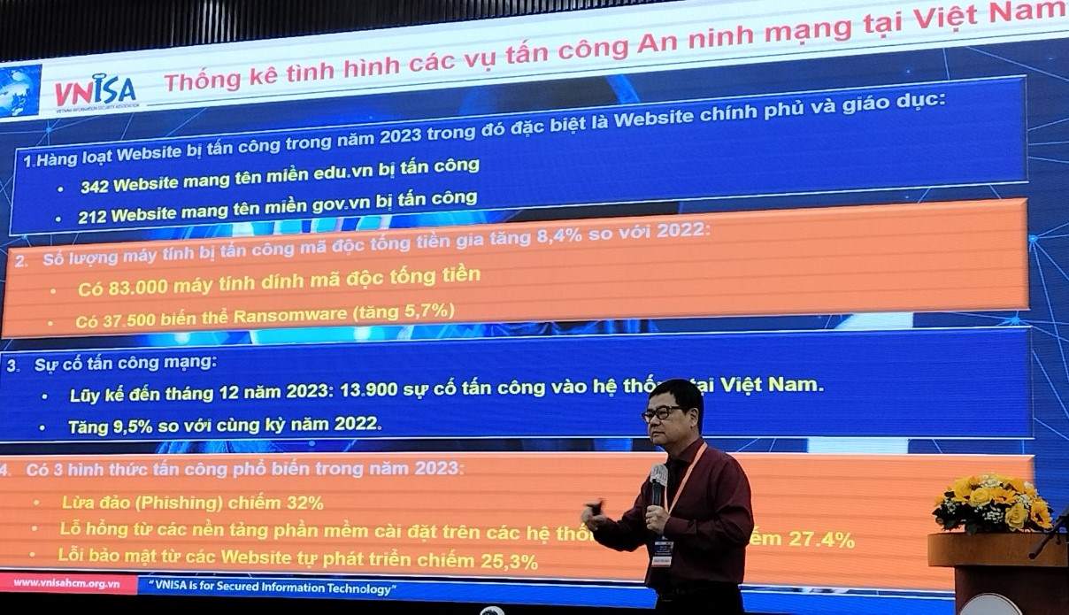 Việc đảm bảo an toàn thông tin mạng tại Việt Nam là vấn đề nhức nhối, khi các cuộc tấn công mạng ngày càng gia tăng. Ảnh: Nguyễn Đăng