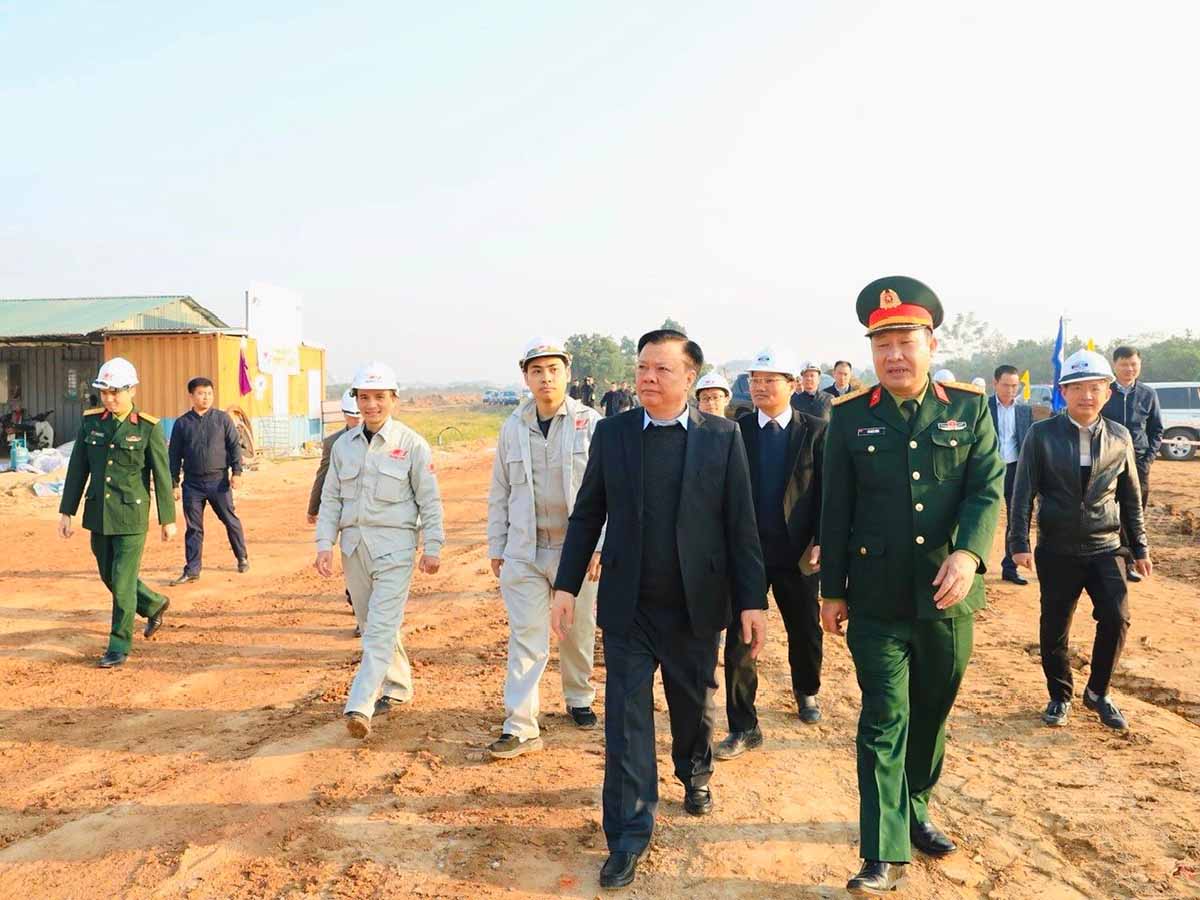 Kiểm tra Vành đai 4, Bí thư Hà Nội chỉ đạo tuyệt đối không để xảy ra sai sót