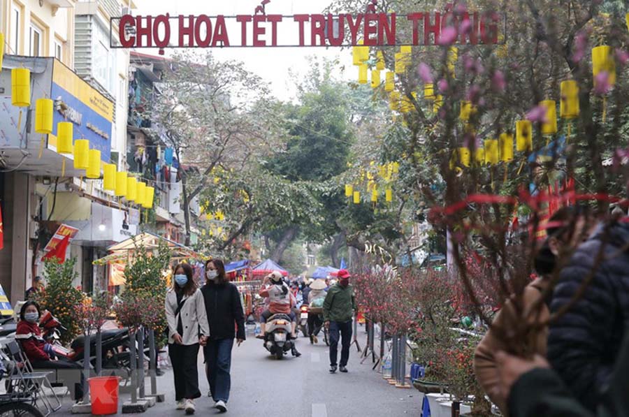 Hà Nội tổ chức 83 chợ hoa phục vụ Tết Nguyên đán Giáp Thìn 2024