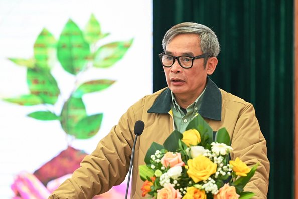 Ông Nguyễn Như Cường đánh giá về giá trị các giống cây trồng ở Việt Nam. Ảnh: Nguyên Huân