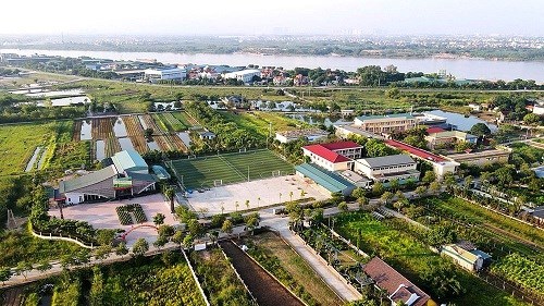 Một góc của huyện Thường Tín (Hà Nội). Ảnh: UBND huyện Thường Tín