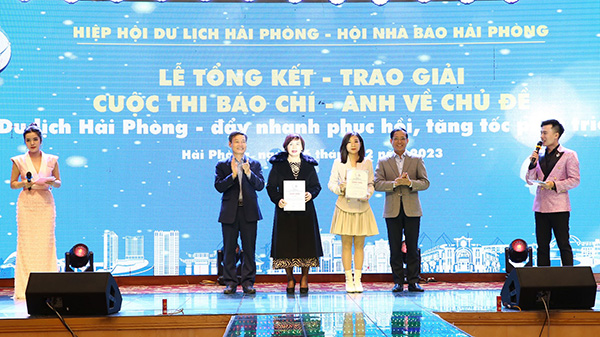 Hải Phòng trao giải báo chí, ảnh về du lịch thành phố