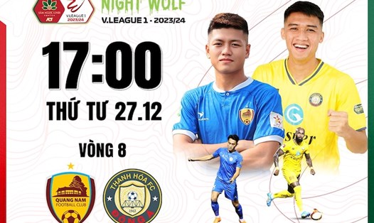 Câu lạc bộ Quảng Nam chạm trán Thanh Hoá tại vòng 8 V.League. Ảnh: FPT Play