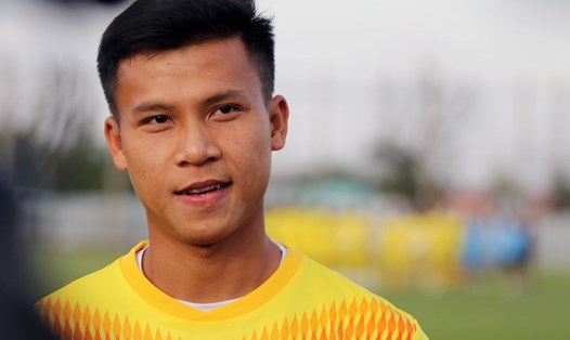 Hậu vệ Lê Ngọc Bảo được triệu tập lên đội tuyển Việt Nam. Ảnh: VFF