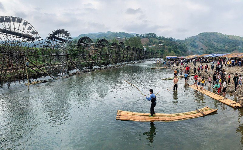 Cọn nước Nà Khương là điểm đến thú vị khi đến huyện Tam Đường, Lai Châu. Ảnh: Bích Thuận