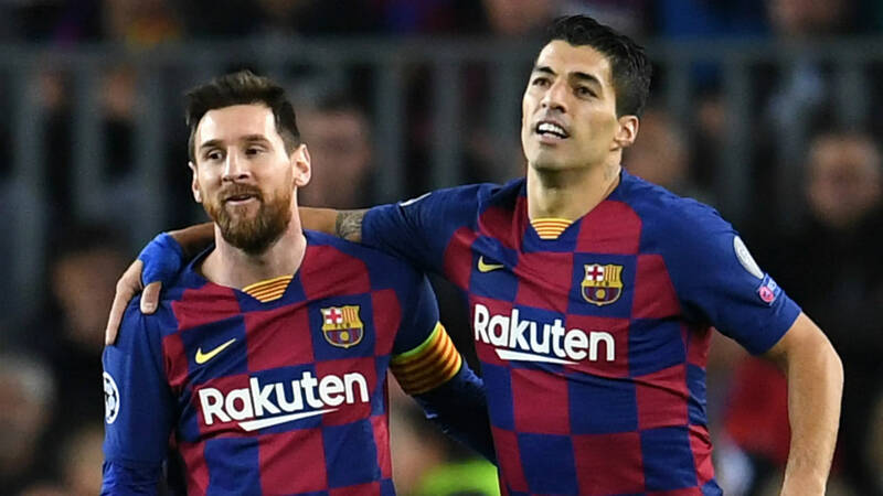 Messi và Suarez khi còn khoác áo Barcelona.  Ảnh: AFP