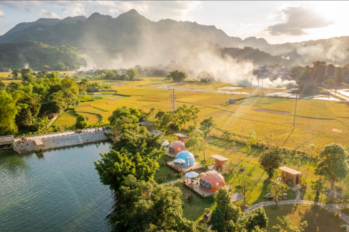 Mai Châu Lodge ở Hòa Bình là một trong những khách sạn thuộc hệ thống của TMG được cấp chứng chỉ Travelife Gold. Ảnh: Tư liệu