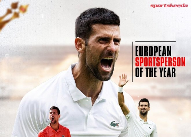 Djokovic xuất sắc nhất châu Âu năm 2023