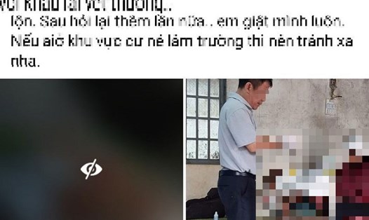 Ông P.H.T. y sĩ, nhân viên Trạm Y tế xã Cư Né, huyện Krông Búk bị người dân tố cáo trên mạng xã hội. Ảnh chụp màn hình