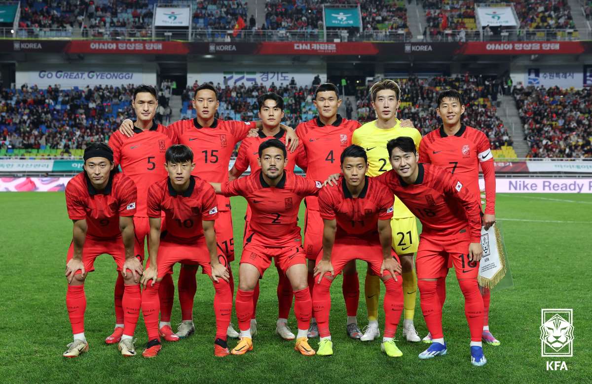 Tuyển Hàn Quốc triệu tập đội hình toàn sao cho Asian Cup 2023. Ảnh: KFA