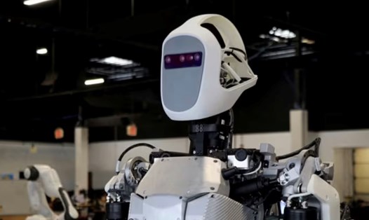 Apollo, robot hình người do Apptronik chế tạo, ở Austin, Texas. Ảnh: Apptronik