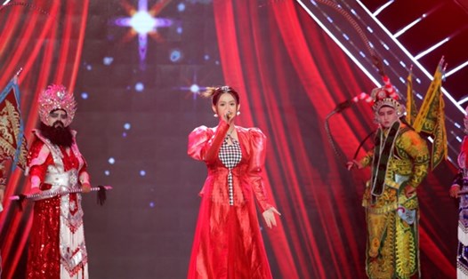 Ca sĩ Jee Trần gây ấn tượng ở Đấu trường ngôi sao. Ảnh: NSCC.