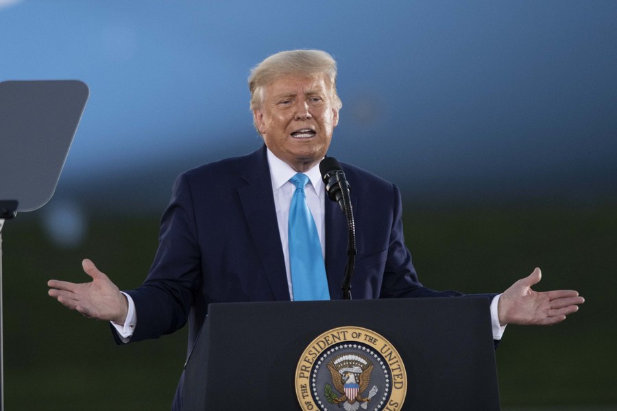 Ông Donald Trump. Ảnh: Xinhua