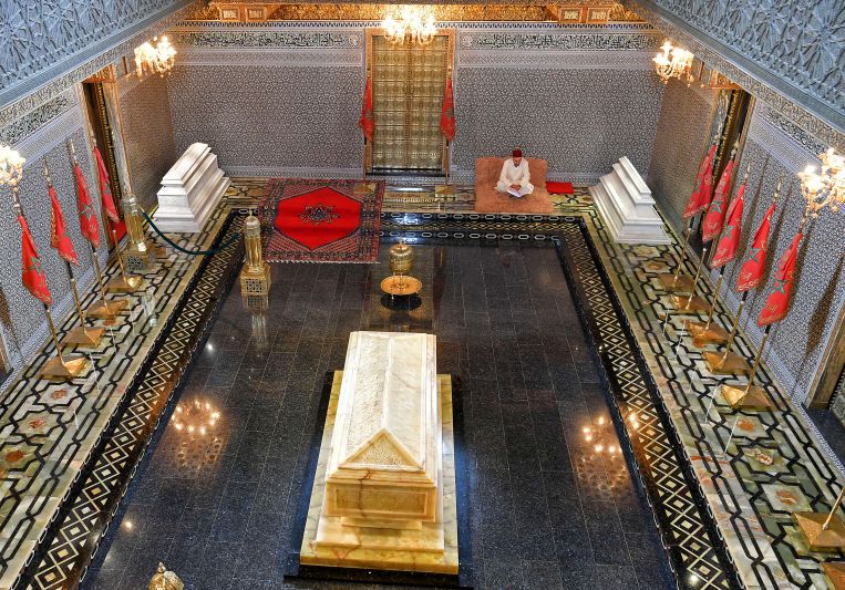 Nơi chứa mộ của vua Sultan Mohammed V cùng hai con trai của ông là  Sultan Hassan II và Hoàng tử Moulay Abdallah...