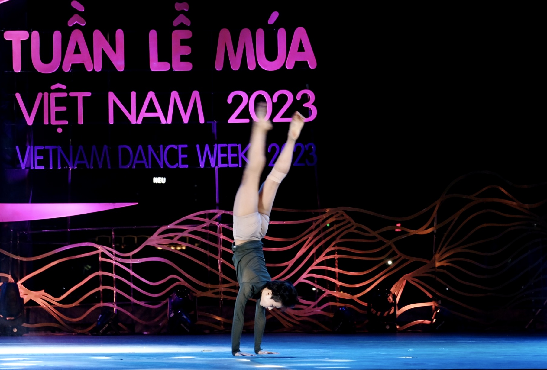Nam Phong dự thi “Vietnam Dance Week“. Ảnh: Nhân vật cung cấp