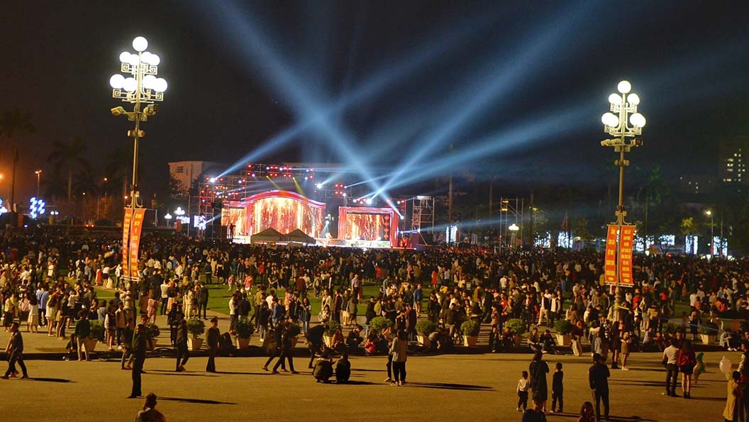 Chương trình nghệ thuật Countdown Chào năm mới 2024 sẽ được tổ chức vào đêm 31.12.2023 tại Quảng trường Hồ Chí Minh. Ảnh: Hải Đăng