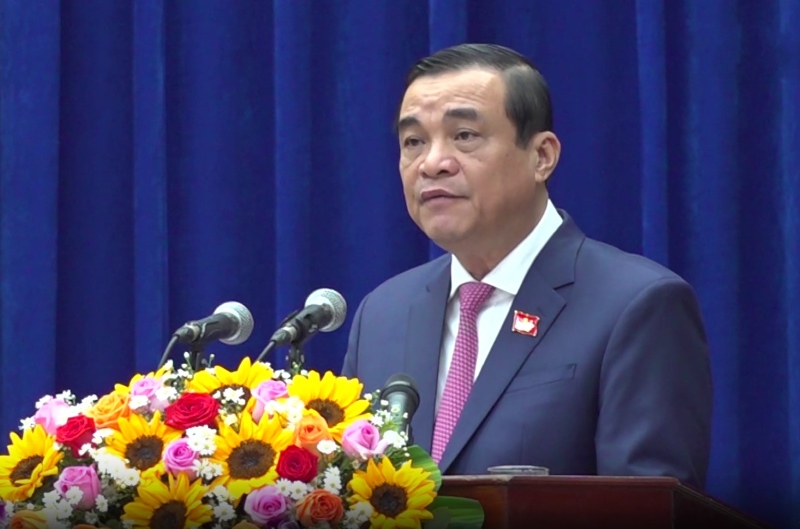 Bí thư Tỉnh ủy Quảng Nam Phan Việt Cường được Bộ Chính trị cho nghỉ chờ hưu từ ngày 1.1.2024. Ảnh: Hoàng Bin.