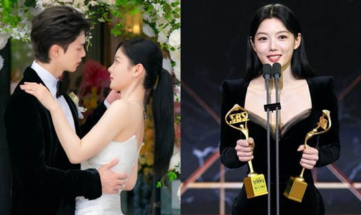 Song Kang - Kim Yoo Jung gây tranh cãi sau khi thắng giải tại Lễ trao giải truyền hình SBS năm nay. Ảnh: Nhà sản xuất
