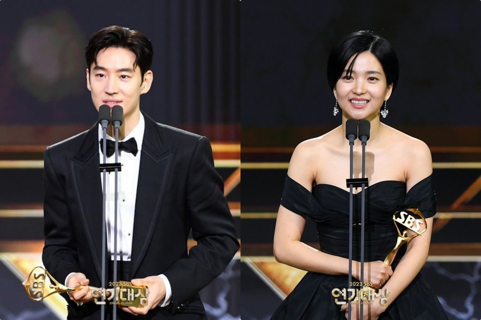 Kim Tae Ri và Lee Je Hoon cùng thắng giải Daesang. Ảnh: Nhà sản xuất