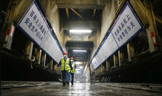 Trung Quốc đang xây đường hầm cao tốc dài nhất thế giới. Ảnh chụp màn hình