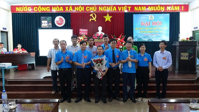 CĐCS Công ty TNHH Công nghiệp KCP Việt Nam đặt ra nhiệm vụ chăm lo tốt nhất cho đoàn viên trong nhiệm kỳ mới. Ảnh: Mạnh Tuấn