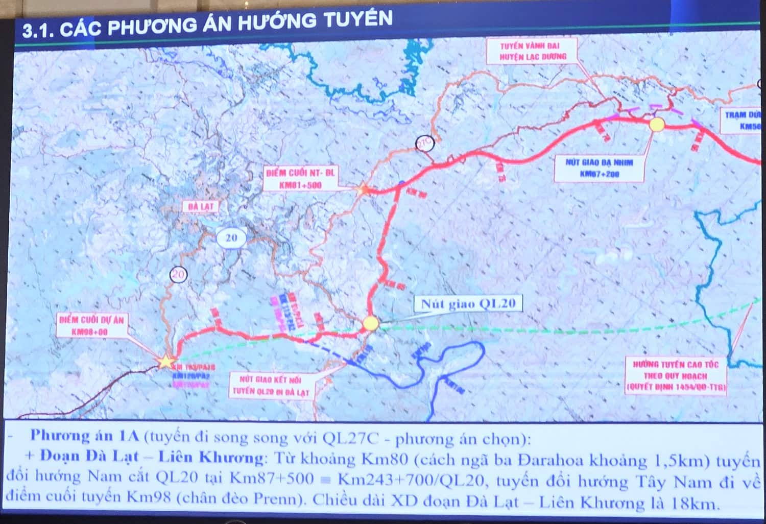 Theo đề xuất của Tập đoàn Sơn Hải về dự án cao tốc Nha Trang - Đà Lạt, trong giai đoạn đầu, đường có tổng chiều dài khoảng 81,5km. Ảnh: Hữu Long