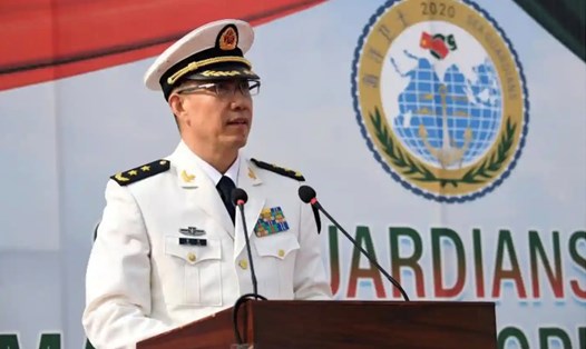 Ông Đổng Quân vừa được bổ nhiệm làm Bộ trưởng Quốc phòng Trung Quốc ngày 29.12. Ảnh: Hải quân Trung Quốc