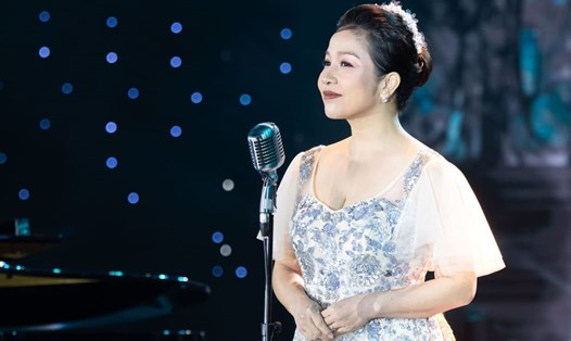 Ca sĩ Mỹ Linh góp mặt trong chương trình đón năm mới 2024. Ảnh: Ban tổ chức